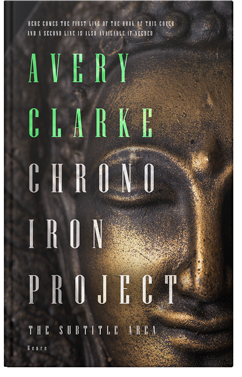 Front view of Premade Religion & Spirituality Book Cover - Zeus