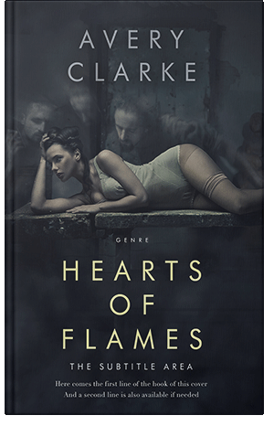 Pre Made Book Cover Ebony Clay