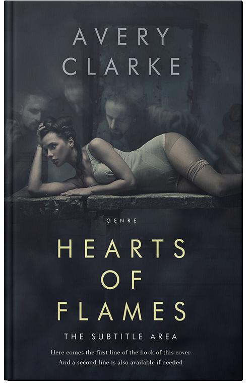 Front view of Premade Erotica Book Cover - Ebony Clay