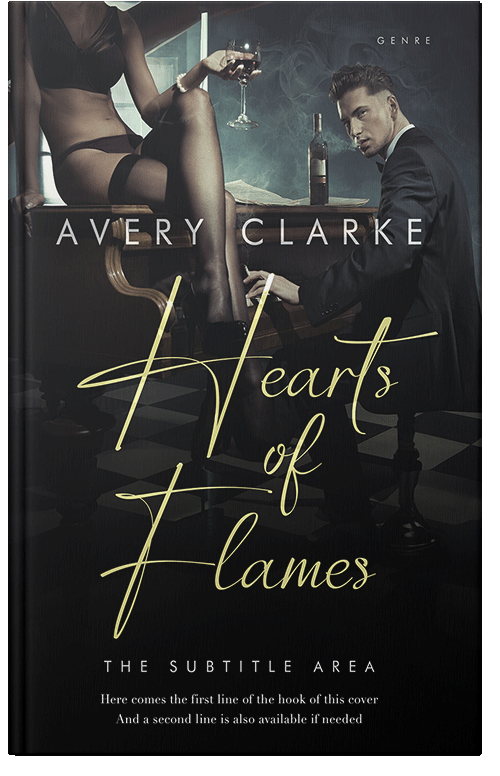 Front view of Premade Erotica Book Cover - Woodsmoke