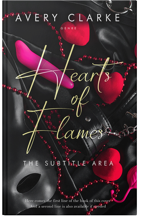 Front view of Premade Erotica Book Cover - Chestnut Rose