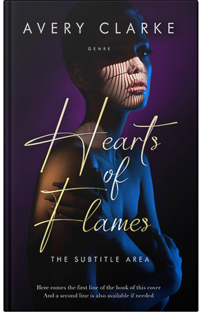 Pre Made Book Cover Black