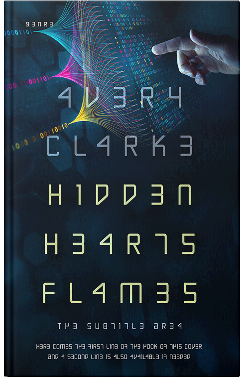 Front view of Premade Business Book Cover - Black Pearl