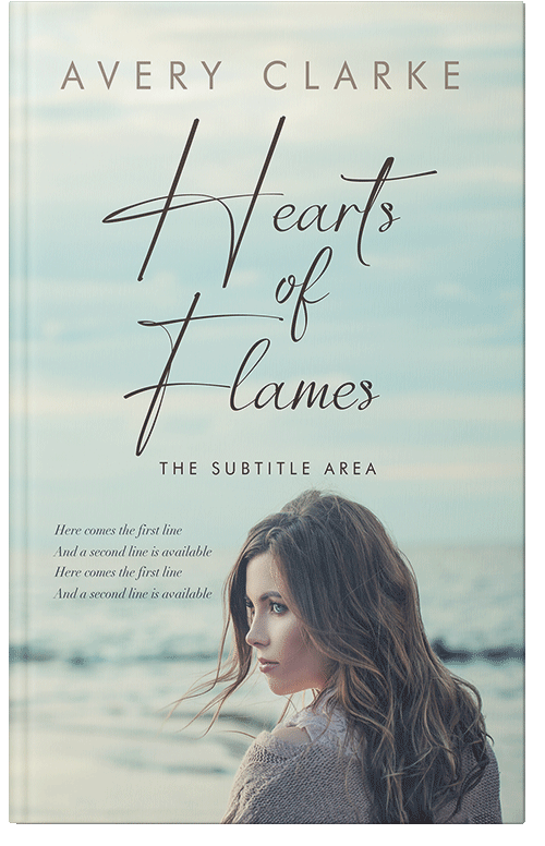 Front view of Premade Romance Book Cover - Paris White