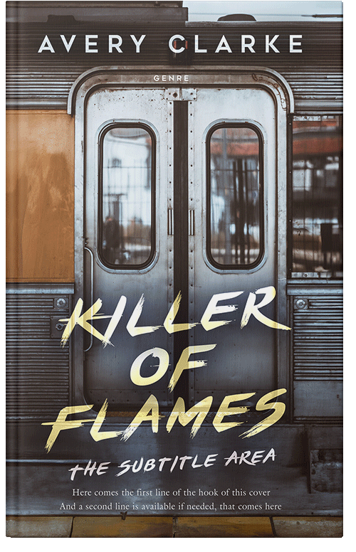 Front view of Premade Mystery & Thriller & Suspense Book Cover - Masala