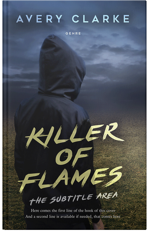 Front view of Premade Teen & Young Adult Book Cover - Shark