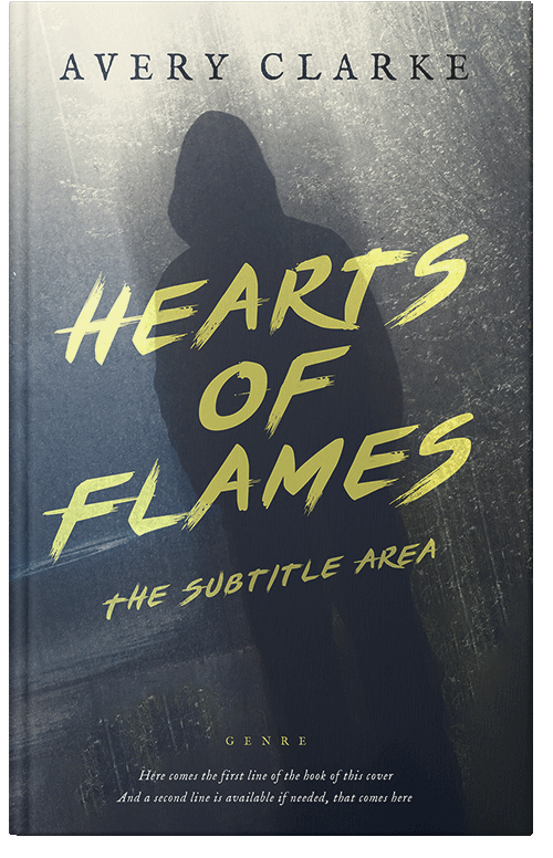 Front view of Premade Mystery & Thriller & Suspense Book Cover - Limed Spruce