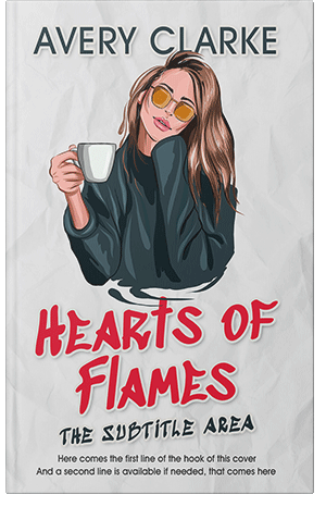 Pre Made Book Cover Outer Space