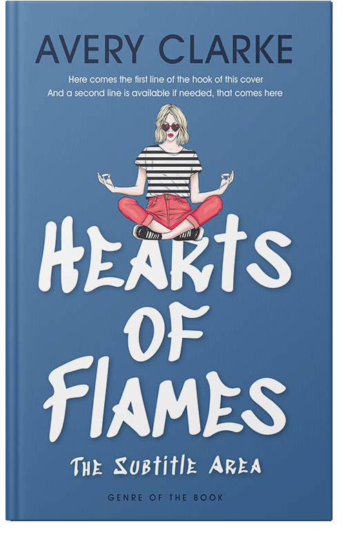 Front view of Premade Health & Mind & Body Book Cover - San Marino