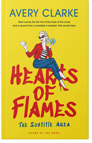 Pre Made Book Cover Ripe Lemon