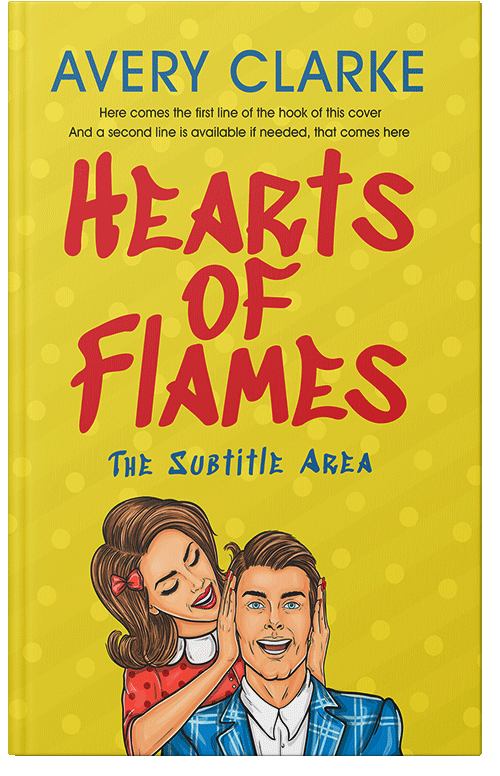 Front view of Premade Romance Book Cover - Golden Dream