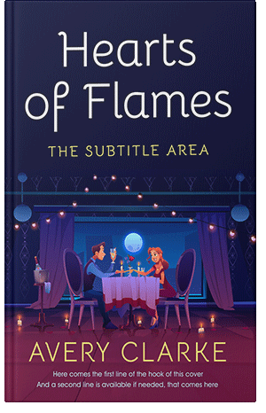 Pre Made Book Cover Violet