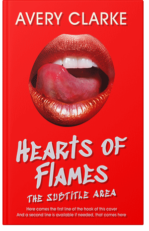 Pre Made Book Cover Red