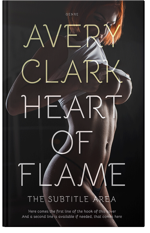 Front view of Premade Erotica Book Cover - Cocoa Brown