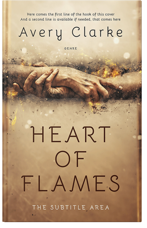 Front view of Premade Self-Improvement & Self-Help Book Cover - Tan