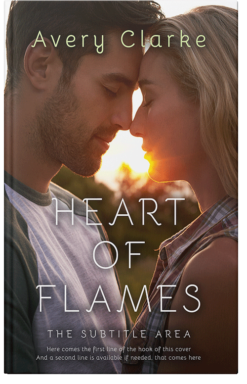 Front view of Premade Romance Book Cover - Saddle