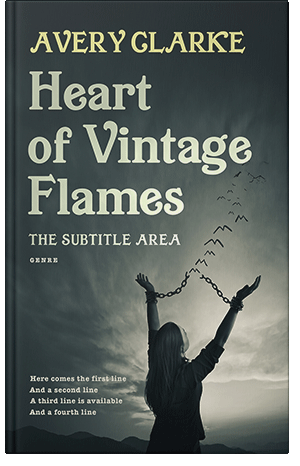 Pre Made Book Cover Outer Space