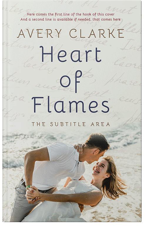 Front view of Premade Romance Book Cover - Gray Nurse