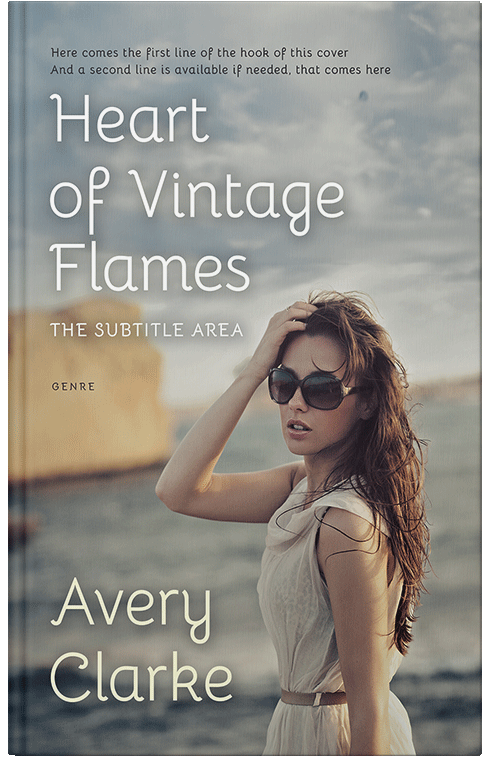 Front view of Lemon Grass #30435 - Premade Romance Book Cover