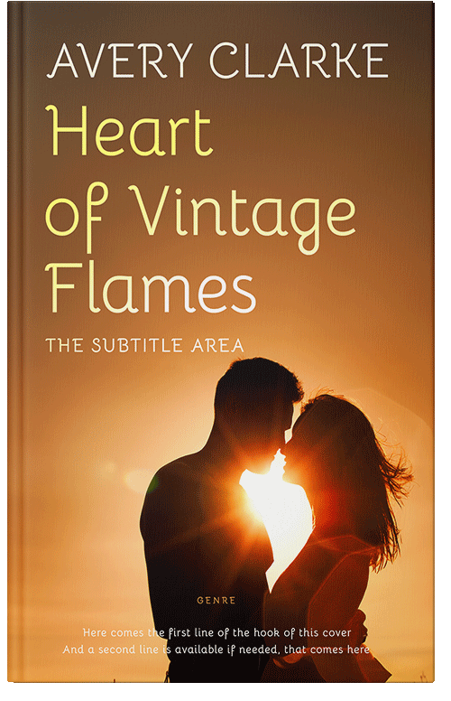 Front view of Premade Romance Book Cover - Copper Canyon