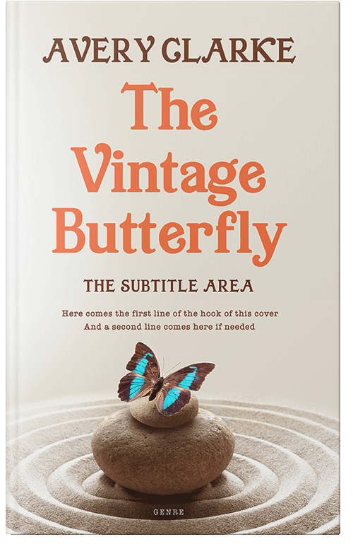 Front view of Premade Health & Mind & Body Book Cover - Satin Linen