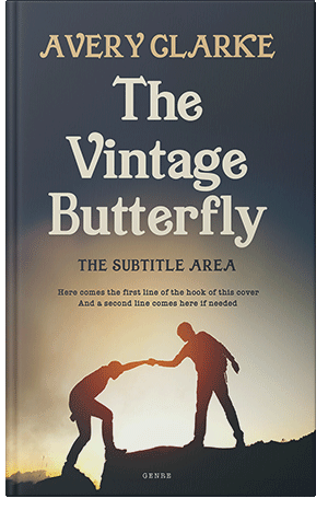 Pre Made Book Cover Stark White