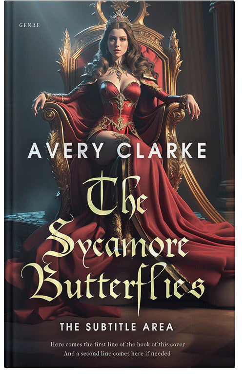 Front view of Premade Fantasy Book Cover - Thunder