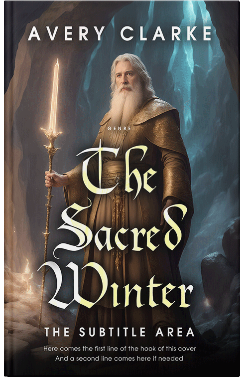 Front view of Premade Fantasy Book Cover - Mine Shaft