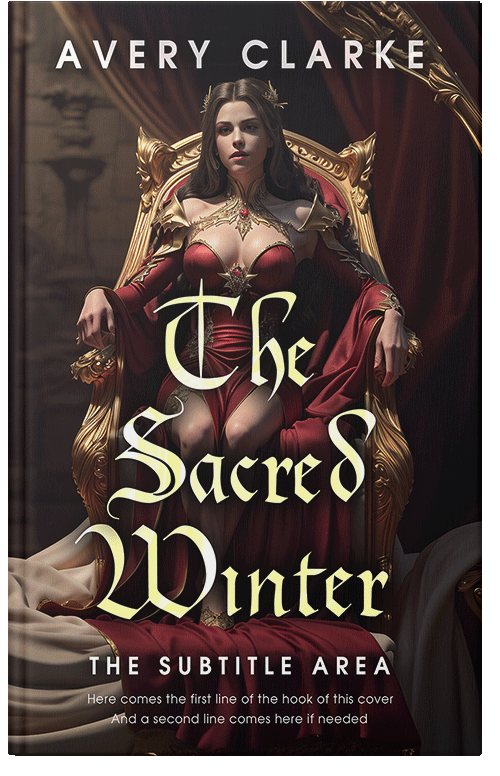 Front view of Premade Fantasy Book Cover - Night Rider