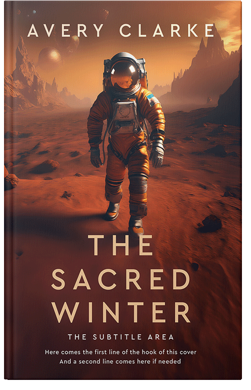 Front view of Premade Science Fiction Book Cover - Irish Coffee