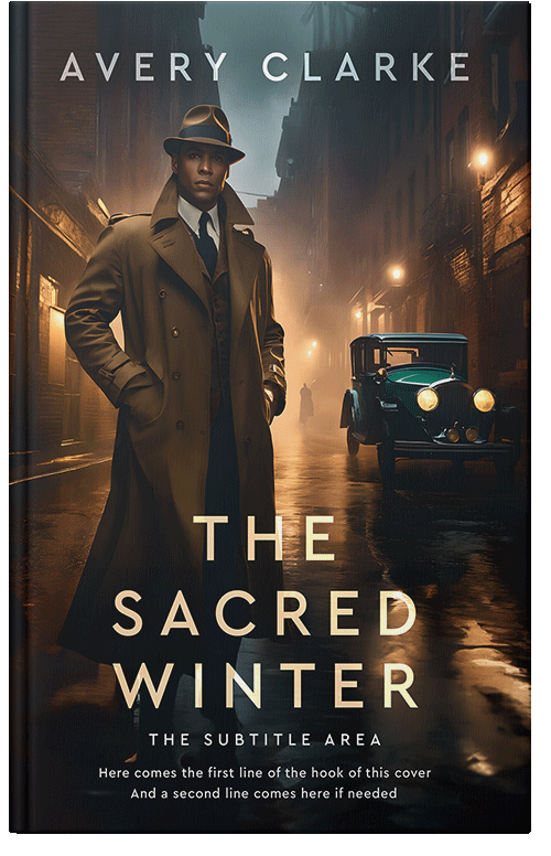 Front view of Premade Mystery & Thriller & Suspense Book Cover - Zeus