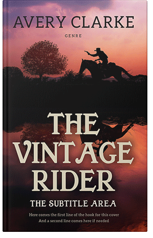 Premade Book Cover Night Rider