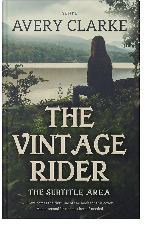 Front view of Premade Teen & Young Adult Book Cover - Foggy Gray