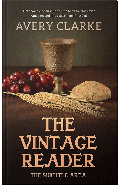 Front view of Premade Religion & Spirituality Book Cover - Coffee Bean