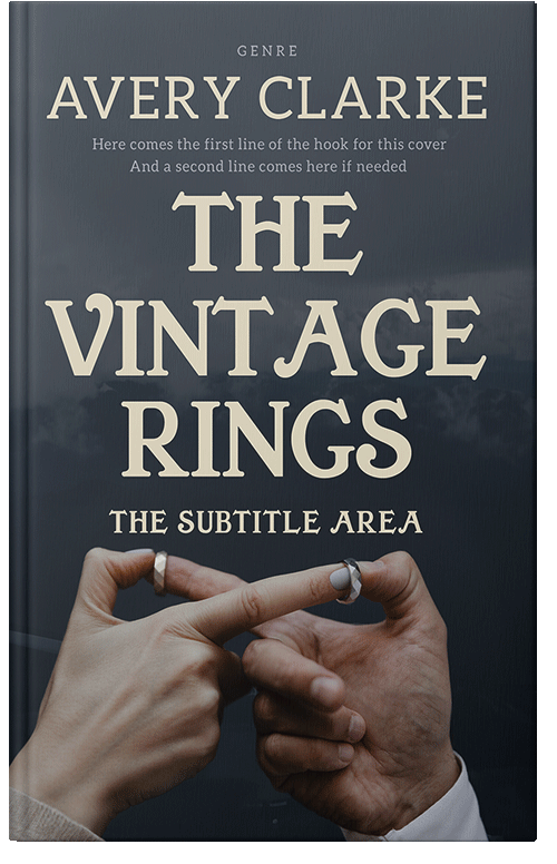 Front view of Premade Romance Book Cover - Outer Space