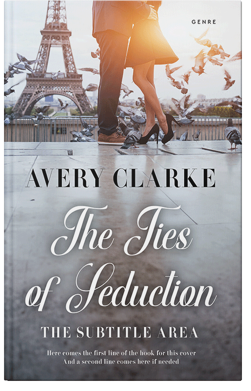 Front view of Premade Romance Book Cover - Gray