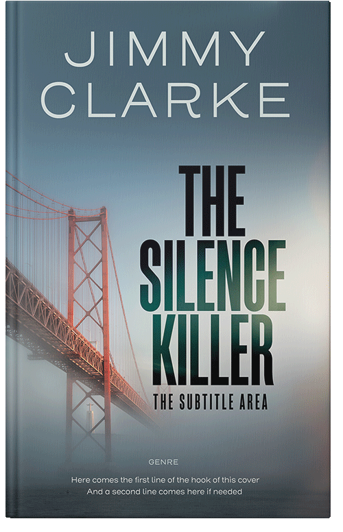 Front view of Premade Mystery & Thriller & Suspense Book Cover - Blue Bayoux
