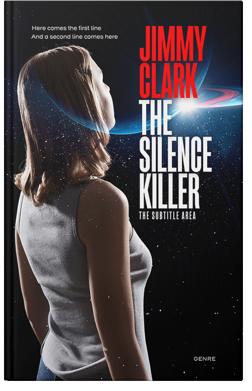 Front view of Premade Science Fiction Book Cover - Eunry