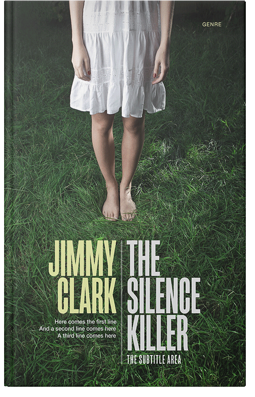 Front view of Premade Mystery & Thriller & Suspense Book Cover - Heavy Metal