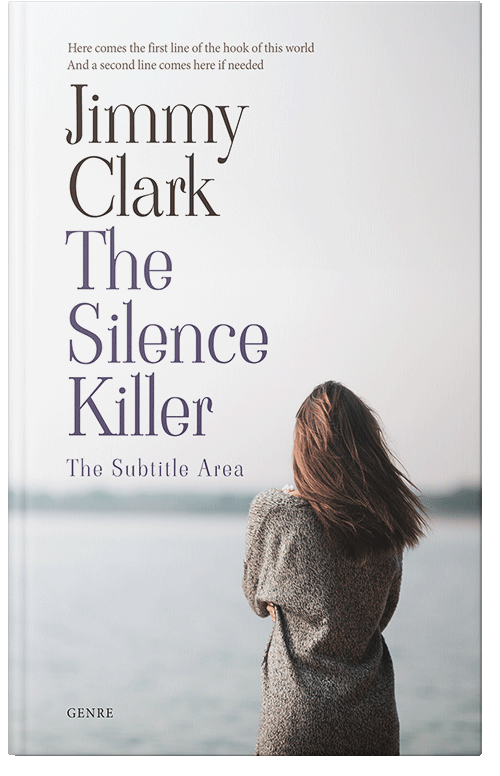 Front view of Premade Romance Book Cover - Black Haze