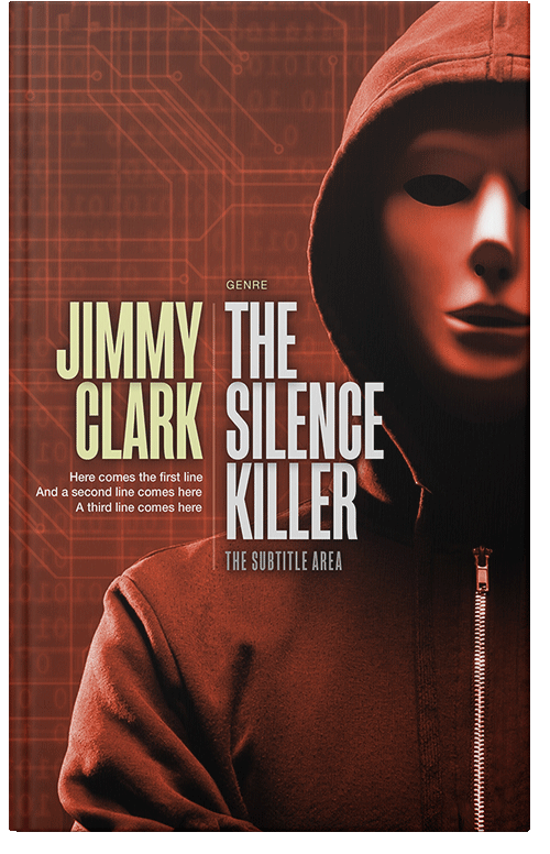 Front view of Premade Mystery & Thriller & Suspense Book Cover - Hairy Heath