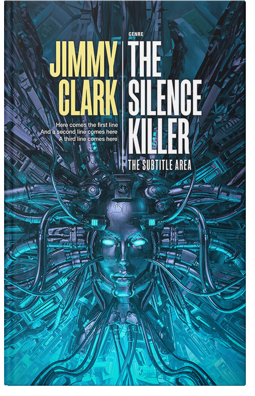 Front view of Premade Mystery & Thriller & Suspense Book Cover - Tiber