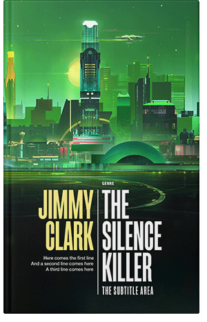 Pre Made Book Cover Green Pea