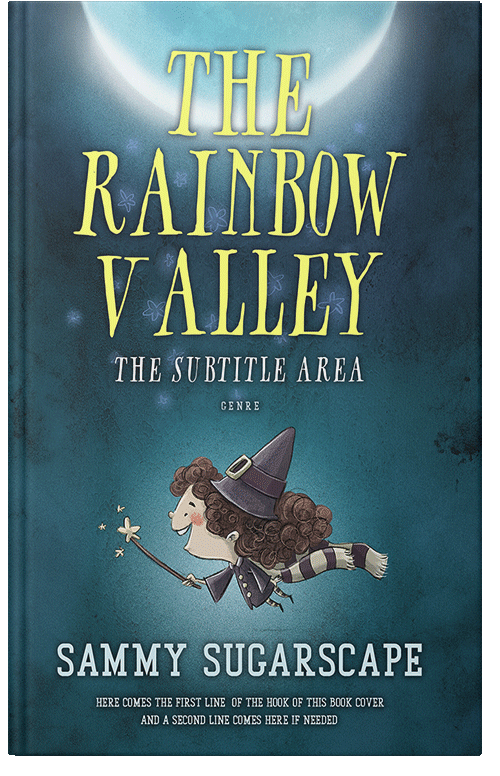 Front view of Premade Children's Book Cover - Casal