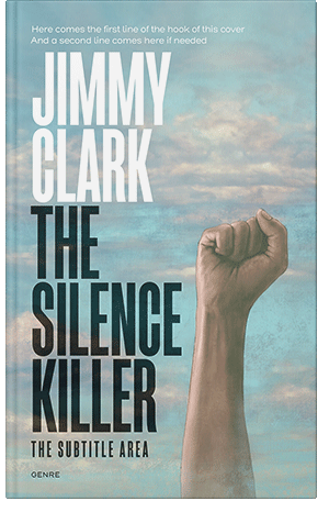 Pre Made Book Cover Tower Gray