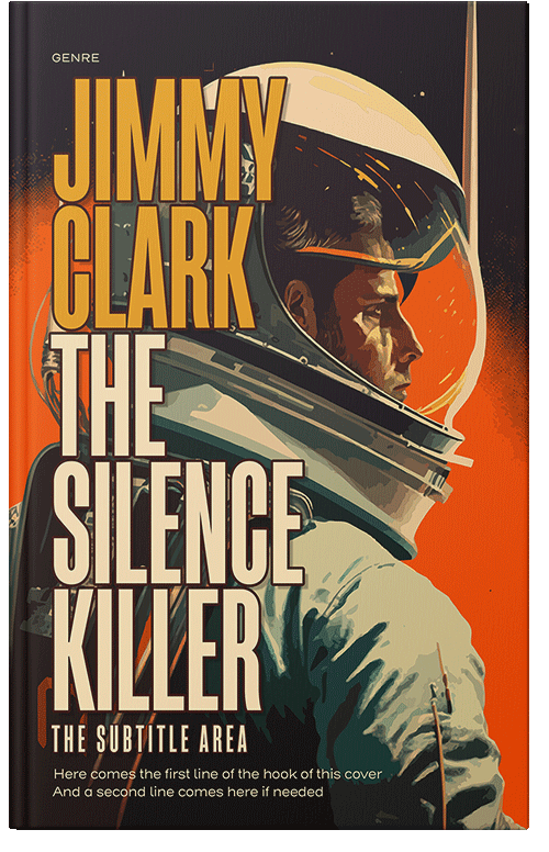 Front view of Premade Science Fiction Book Cover - Cocoa Brown