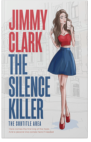 Premade Book Cover Chambray