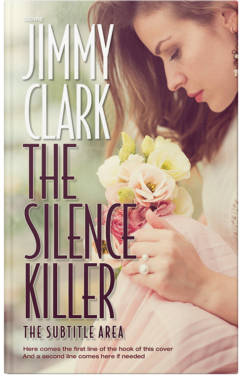 Front view of Premade Romance Book Cover - Grain Brown