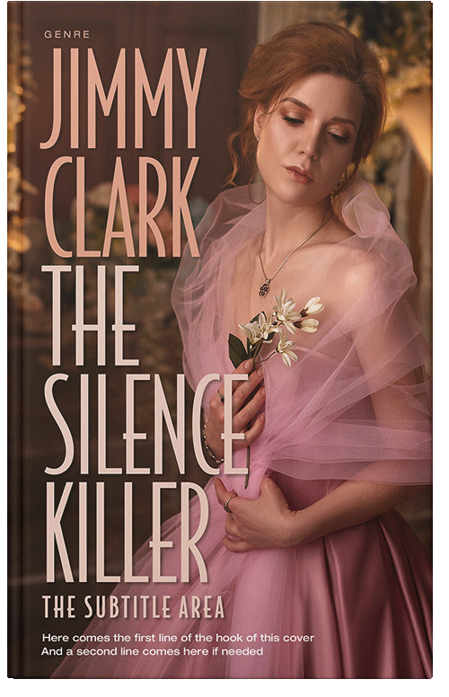 Front view of Premade Romance Book Cover - Coral Tree