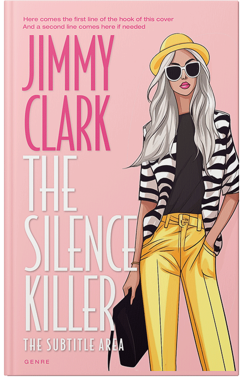 Front view of Premade Chick Lit Book Cover - Mandys Pink